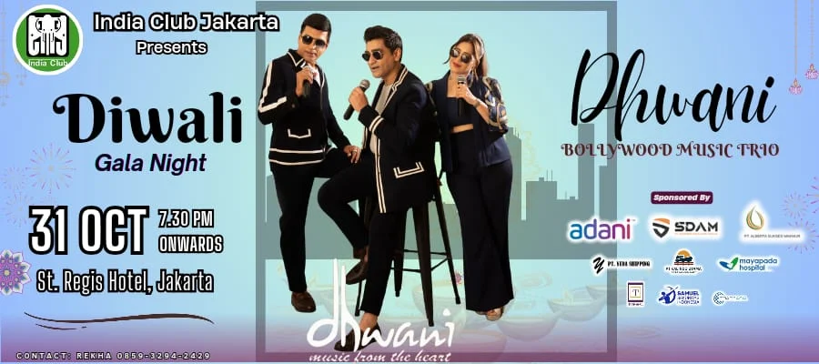 DIWALI GALA NIGHT - DHWANI, MUSIC FROM THE HEART - BOLLYWOOD MUSIC TRIO