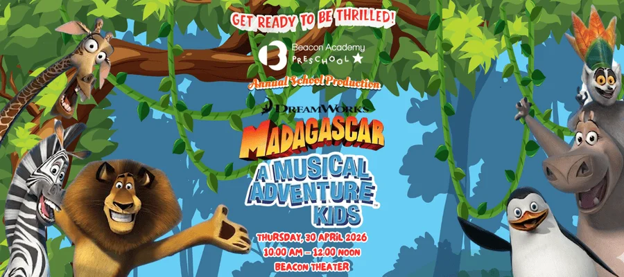 Beacon Academy Preschool Production 2026:  Madagaskar: A Musical Adventure